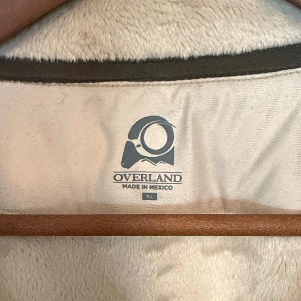 Men's Dark Brown Zip-Up Fleece Jacket - Picture 2 of 7